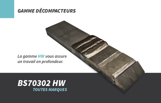 Bec de décompacteur carbure, usure maitrisée